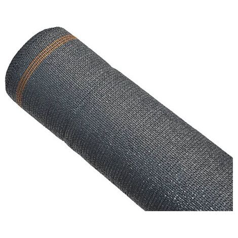 Brise-vue anthracite 240 g/m² – 95% occultation – Longueur 10 m – Hauteur 1 m – Résistant aux UV et à l'eau – Atout Loisir (1/3)