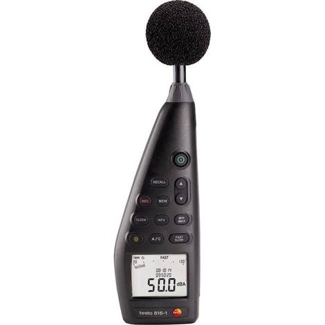 Testo 816-1 sonómetro digital negro precisión 1,4 dB