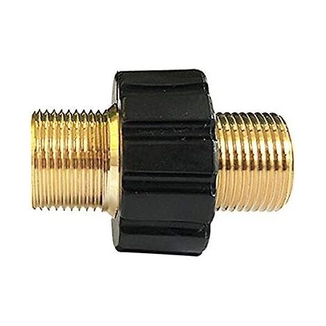 CSPARKV Quick Connect Hose Connector, M22 x 1.5 Double Male Pressure Washer Adapter Compatible with Karcher Karcher HD & HDs Pressure Washer Hose (1/3)