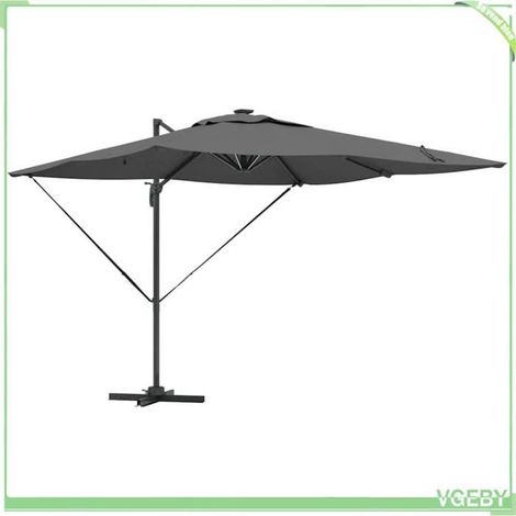 Parasol déporté - FAFEICY - Roma - Rectangulaire - 286 x 284 x 270 cm - Rotation 360° (1/5)