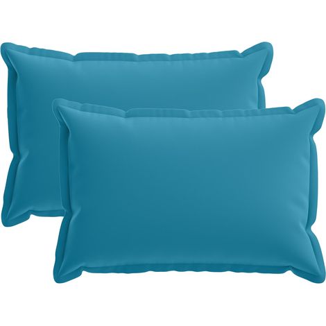 Kissenbezug 2 stk. HOUTEN Himmelblau 50 x 80 cm Polyester vidaXL