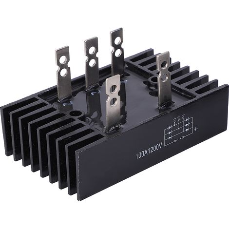 Module redresseur à pont de diodes pour alternateur triphasé 100 A 1200 V SQL100A (1/5)