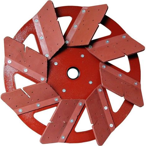 DISCO SPATOLATORE DIAMETRO 500MM IN GOMMA ANTIABRASIONE PER LA SIGILLATURA DI PAVIMENTI POSATI - RAIMONDI