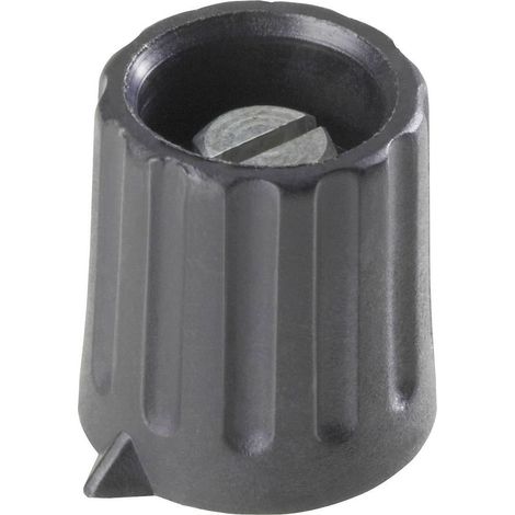 Tête de bouton rotatif 429924 noir (mat) (Ø x H) 15 mm x 16 mm 1 pc(s)