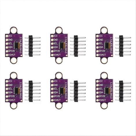6 Lasersensoren V2 Entfernungsmesser Präzisions-Entfernungsmessmodul (6-teilig) (1/5)