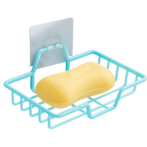 Porte - savon de douche mural, porte - savon de douche – une étagère adhésive de rangement et de rangement pour baignoire, appartement et cuisine (1/5)