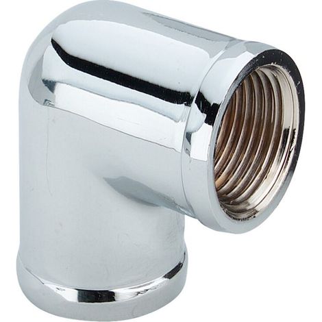 Viega angle 112639 Rp 3/8, 90 degrés, laiton chromé