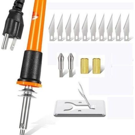 Couteau chauffant électrique multifonction pour couper le plastique, prise américaine (1/5)