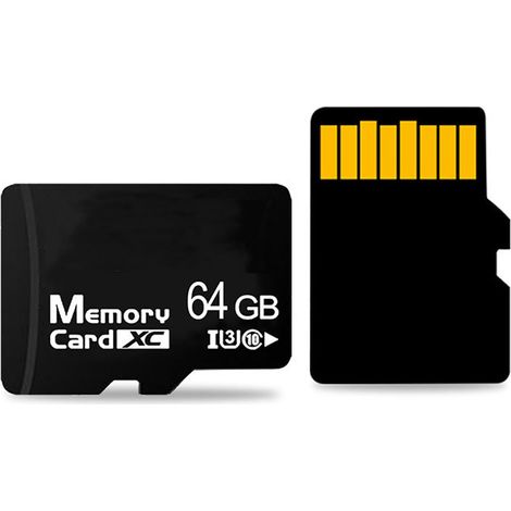 Scheda di memoria TF da 64 GB, lettura e scrittura ad alta velocità, scheda di memoria portatile
