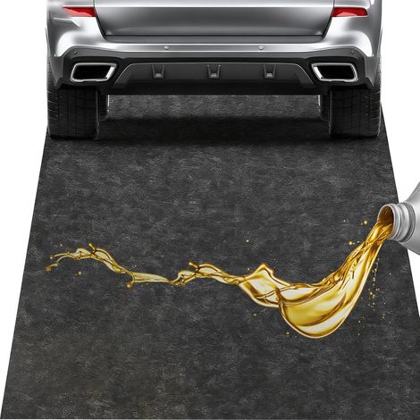 Tapis de Protection pour Garage 100x200cm Bâche de Protection pour Sol de Garage Imperméable, Résistante et Absorbante Tapis Anti-Huile pour Atelier Contre (1/5)