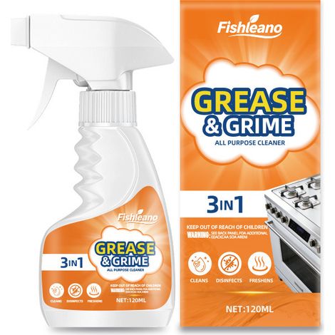 FISHLEANO Kitchen Cleaning Spray: 3-in-1 cleaning spray for hobs, worktops and tiles. (1/5)