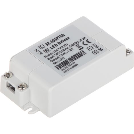 ALIMENTATORE COMMUTATORE 12V/1A/LED