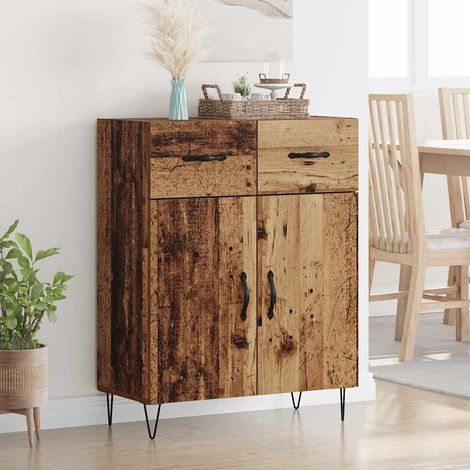 Sideboard Old Wood 69.5 x 34 x 90 cm Engineered Wood vidaXL (1/5)