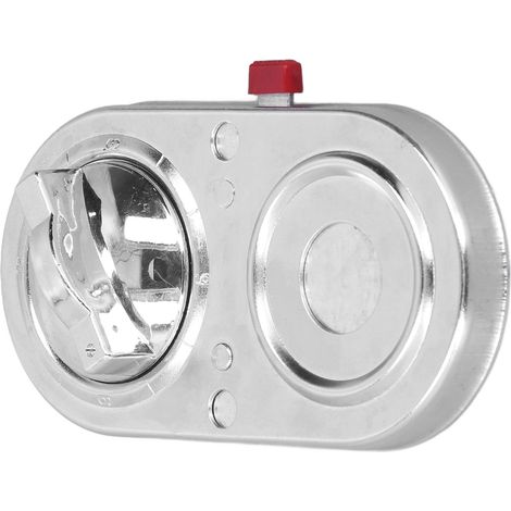 Protection de serrure à trou unique, installation facile, pour la maison, le bureau ou l'hôtel, argent. (1/5)