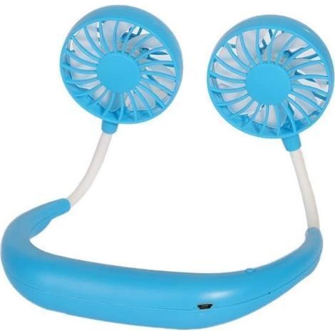 Tragbarer Nackenventilator, Mini-USB-wiederaufladbarer Nackenventilator, Nackenbandventilator (496) (1/4)