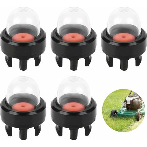 royaluxe - 5 Pièces Ampoules Amorçage d'Essence 21 x 32mm Pompe d'Amorçage Débroussailleuse Bulle d'Huile de Carburateur Accessoires de Rechange pour Tronçonneuse, (1/5)