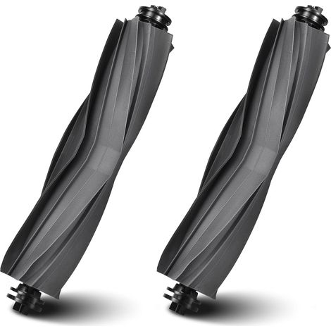 Gummi-Hauptbürste für Dreame L10s/L10/L20/L10s Pro/L40 Ultra, X30/D20/X40 Ultra Complete, L10s/D10s/D10/D10s Pro/Plus/D9 Max Saugroboter, Verwicklungsfrei und Langlebig 2 Stück (1/5)