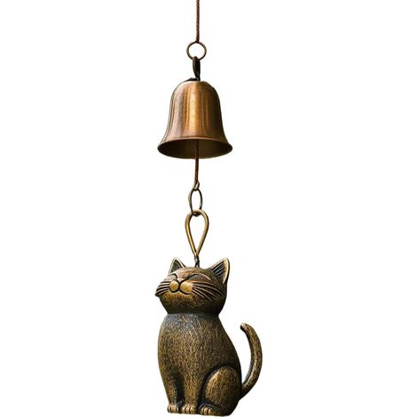 Carillon À Chat pour Extérieur Carillon À Vent Mémorial Chat pour (1/5)