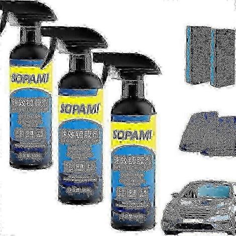 Lot de 1 à 3 Sopami Spray de Protection et de Polissage Rapide pour Voiture, Moto et Véhicule - Jinm (1/5)