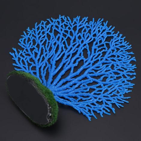 Décoration d'Aquarium Corail Artificiel Bleu - Idéale pour Améliorer l'Esthétique de Votre Aquarium (1/5)