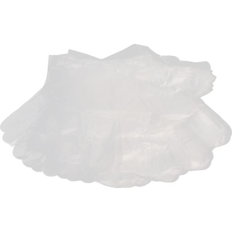 100 pochettes jetables en plastique pour bain de paraffine, gants de soin pour spa à cire chaude (1/5)
