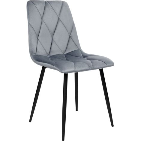 Madison Velvet, graphitfarbener, mit Samt bezogener Sessel