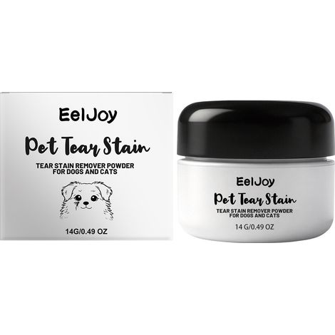 Poudre détachante pour les yeux des animaux - Nettoie et hydrate le contour des yeux du chien, réhydrate et nettoie la peau environnante - 14 g (1/5)