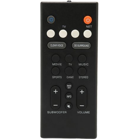 Ersatzfernbedienung für die Soundbars YAS 109BL, YAS 209BL, ATS 1090, ATS 2090, YAS 1080, YAS 1080 und ATS 1080, VAF7640 (1/5)