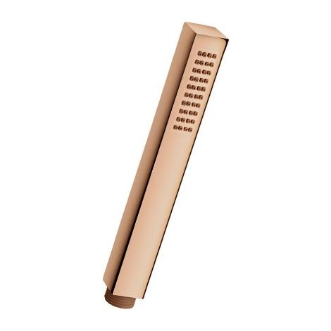 Douchette Monojet Anticalcaire Carre Or Rose Brosse Robinetterie HYDROTHERAPIE - CRISTINA ONDYNA PD11434P