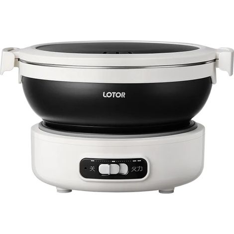 Cuiseur à riz pliable 1,2 L, portable, multifonctionnel, en acier inoxydable 304, 500 W (1/5)