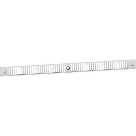 Grille de façade aluminium plastique blanc 9010 GPVM pour entrées d'air séries VM et VM-G