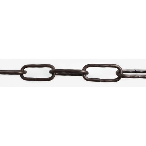 CATENA MAGLIA LUNGA RITORTA 2,5 MM 2,5 M NERO- 1,0 pz