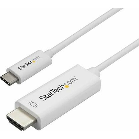 Startechcom CDP2HD1MWNL cavo adattatore USB-C bianco 1 m