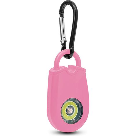 Alarme Personnelle - Sirene D'Alerte D'Urgence Avec Lumiere Stroboscopique LED - Pour Sécurité En Extérieur Marche Nocturne Parking - 1 Pièce (1/5)