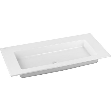 KEUCO ROYAL 60 Einbauwaschtisch aus Keramik, 1057x17x538mm, ohne (1/2)