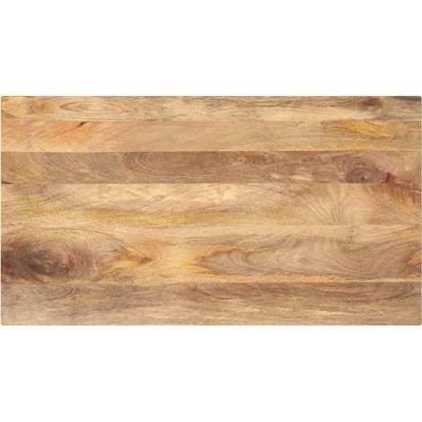 Tischplatte 100x60x3,8 cm Rechteckig Massivholz Mango (1/5)