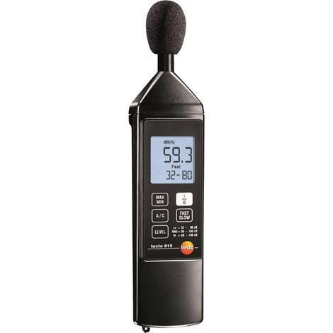 Testo 815 Sonómetro Digital Negro Precisión 1 dB