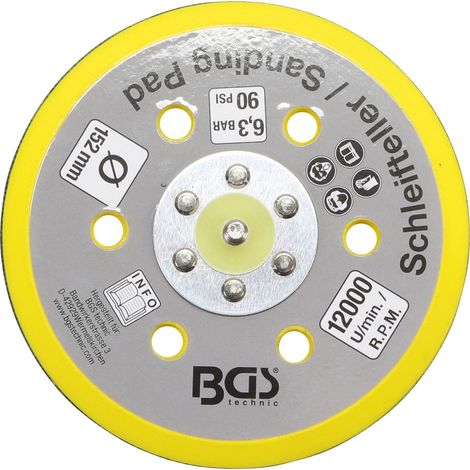 BGS Klett-Teller für Art. 3290, 8688 8688-23, Ø 152 mm