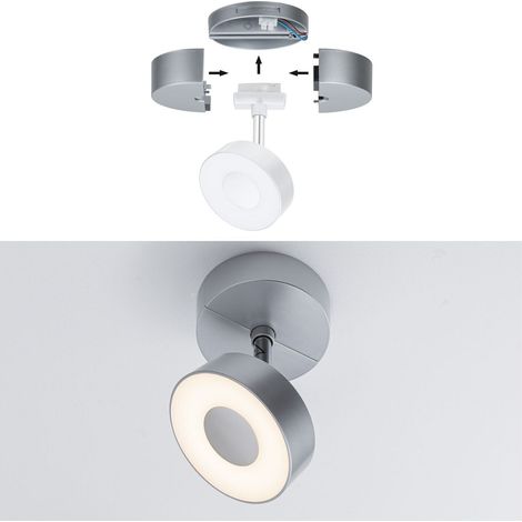 Paulmann URail LED Schienenspot-Aufhängung Base 10 x 3,5 cm max. 50 W Schienensysteme (1/5)