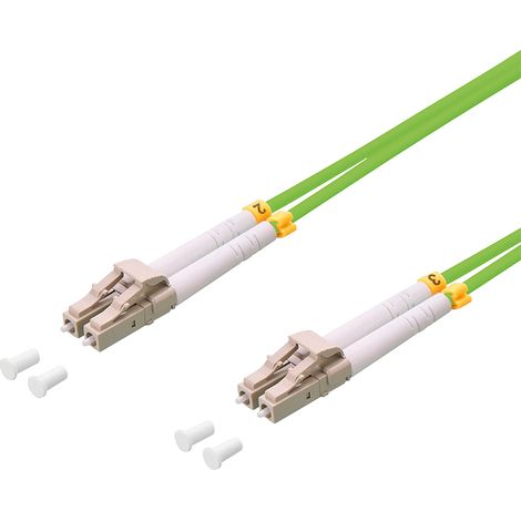 LogiLink FP5LC03 Cable de fibra óptica e InfiniBand 3 m LC Verde