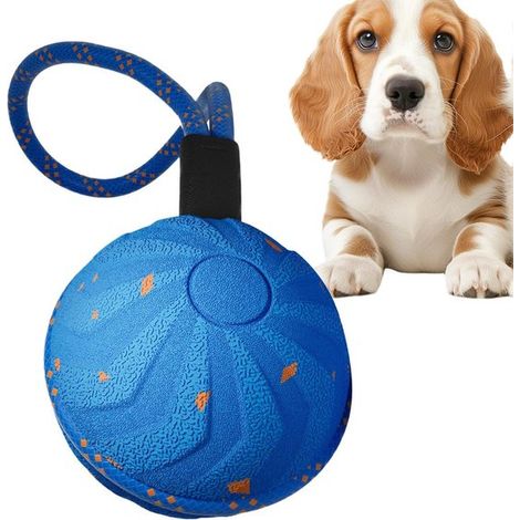 Pelota de juguete interactiva para perros - Rodamiento automático - Impermeable - Blanca (1/5)