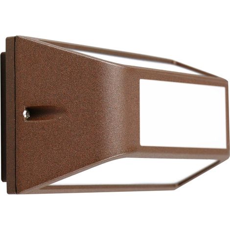 Applique led da parete mod. Lagos colore corten