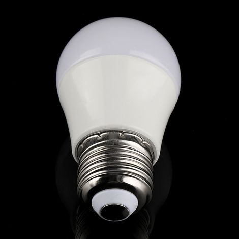 Lot de 6 mini ampoules LED 5W blanc chaud, culot E26, G45, accessoire d'éclairage (1/5)