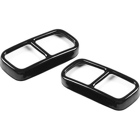 Cache décoratif noir pour sortie d'échappement BMW Série 7 730i (F01) 09-14 (1/5)