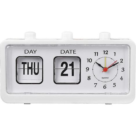 1 horloge manuelle avec affichage de la date, du jour de la semaine et de l'heure (1/3)