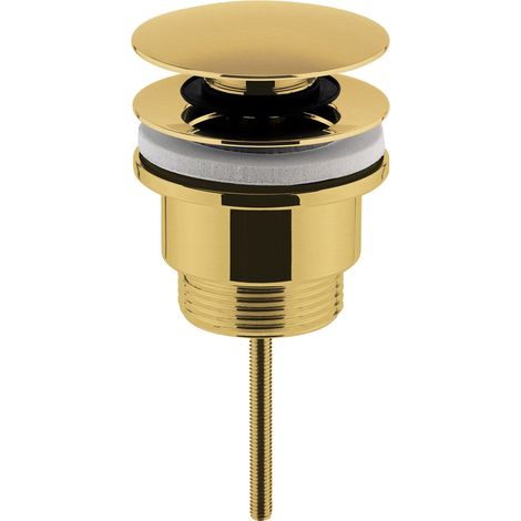 Bayswater Universal Push Button Basin Waste - Brushed Brass