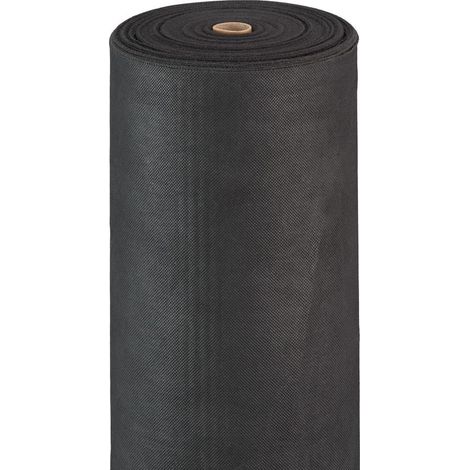Toile anti-mauvaises herbes 50m Bâche tissée en polypropylène 50g/m² Résistante aux UV et antidéchirure Pour jardin et potager (1/5)