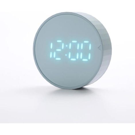 Réveil minuteur multifonction pour étudiant, montre de chevet ronde simple et silencieuse avec compte à rebours lumineux, petit réve (1/5)
