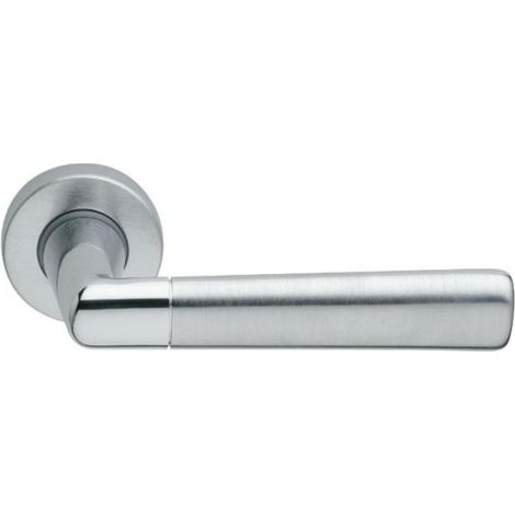 Maniglia per porte interne Kim Bicolore Cottali cromo