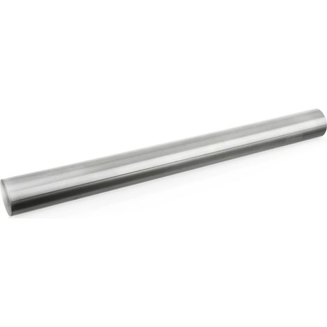 Rouleau a patisserie robuste sans manche en acier inoxydable longueur 40 cm (1/4)